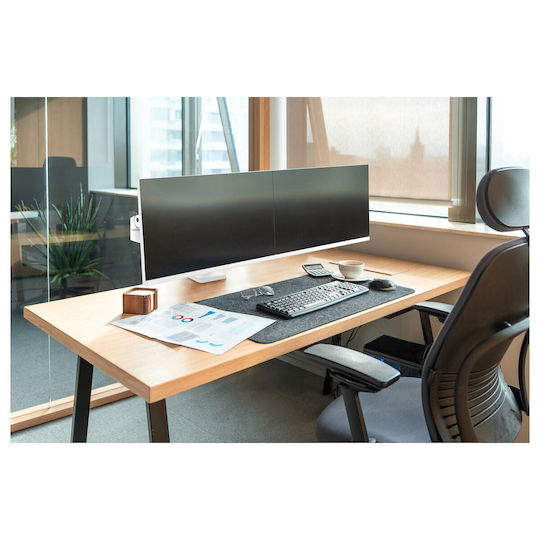 Ergotron Suport de Birou pentru 2 Monitoare până la 27" cu Braț Albă (45-686-290)