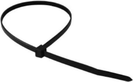 EM Group Plastische Kabelbinder 450mm x 7,5mm in Schwarz Farbe (100 Stück) BMN4390/5329