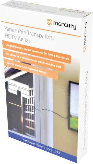 Mercury Телевизионна Антена St25p Хартия Тънка Uhf Fm 120.515uk