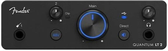 Fender Quantum Complete Bundle 2777906202 Εξωτερική Επαγγελματική Κάρτα Ήχου με Σύνδεση USB