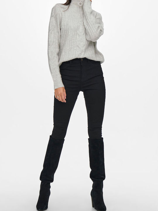 Andrea Damenbluse Super Light Grey Melange