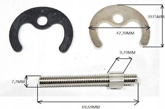 Cersanit Cromo Σετ Τοποθέτησης Μπαταρίας Νιπτήρα S951-097 Cersanit Cromo Σετ Τοποθέτησης Μπαταρίας Νιπτήρα S951-097