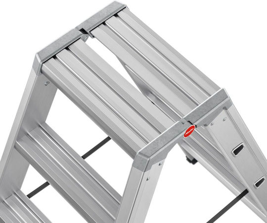 Hailo Aluminum Ladder with 2x4 Steps