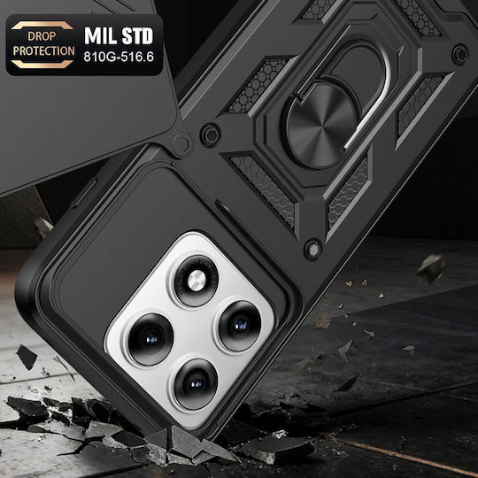 Bodycell Husă Armor Slide Cover Case pentru Motorola Edge 70 Pro/70 Pro Plus Argintie