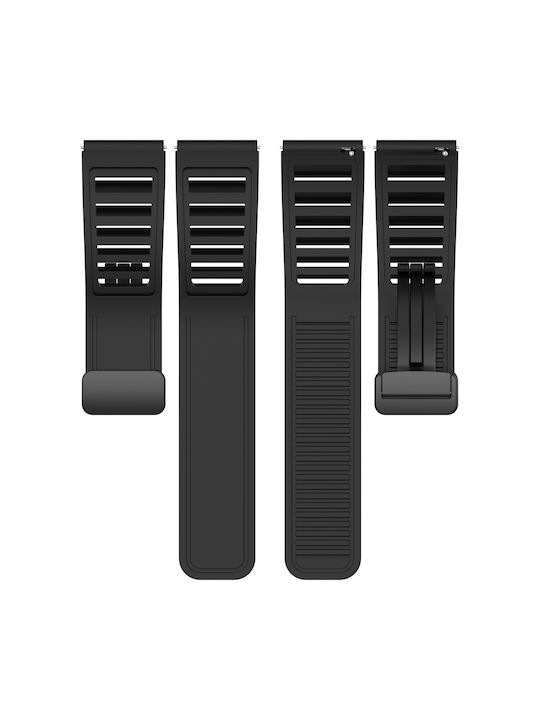 Каишка за Garmin Forerunner 255 265 Vivoactive 4/venu 2 22mm Силиконова Релефна С Магнитно Закопчаване Starlight