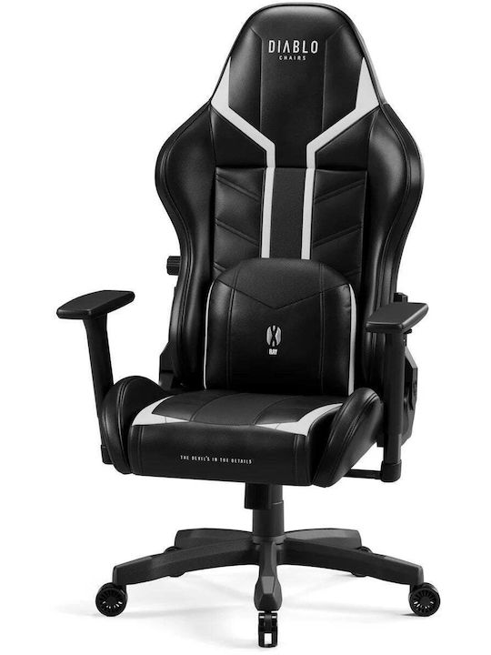 Diablo X-Ray 2.0 Gaming-Stuhl in kleiner Größe aus Kunstleder mit verstellbaren Armlehnen in Schwarz