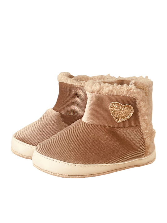 Chicco Βρεφικά Sneakers Αγκαλιάς Μπεζ