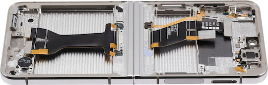 Inner Oled Assembly Frame Samsung Galaxy Z Flip 5 5g Us & International Service Pack Cream