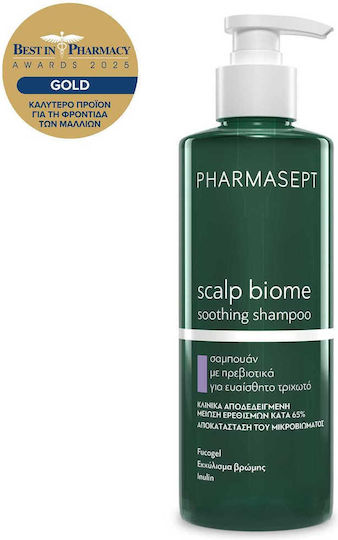 Pharmasept Scalp Biome Soothing Șampon pentru Scalp Sensibil pentru Toate Tipurile de Păr 400ml