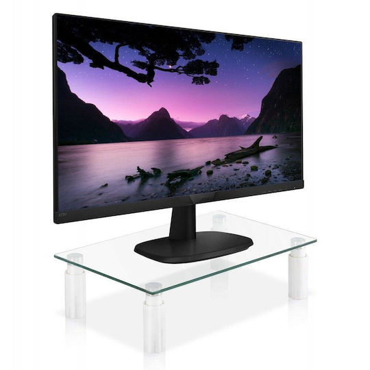 Techly Tisch-Monitorständer bis 13" Weiß (ICA-MS461E)