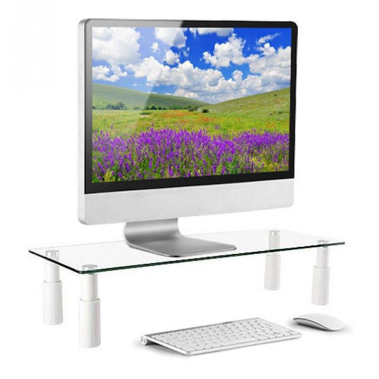 Techly Tisch-Monitorständer bis 13" Weiß (ICA-MS461E)