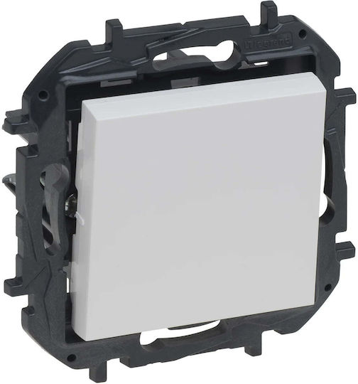 Legrand Niloe Step Χωνευτός Διακόπτης Τοίχου χωρίς Πλαίσιο Aller Retour Λευκός