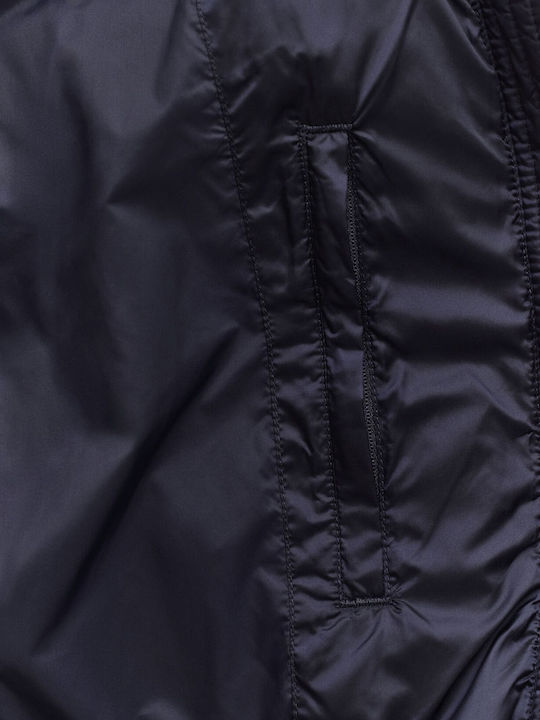 Women's Waterproof Puffer Jacket for Winter Dark Blue