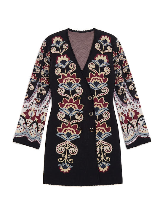 Mini Dress Black Beige Burgundy