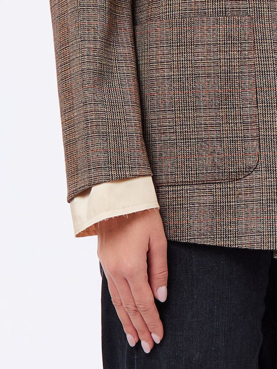 Liu Jo Women's Blazer Classic Tartan