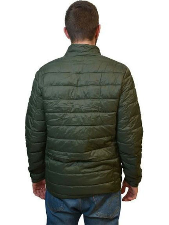 Khaki Puffer Jacket