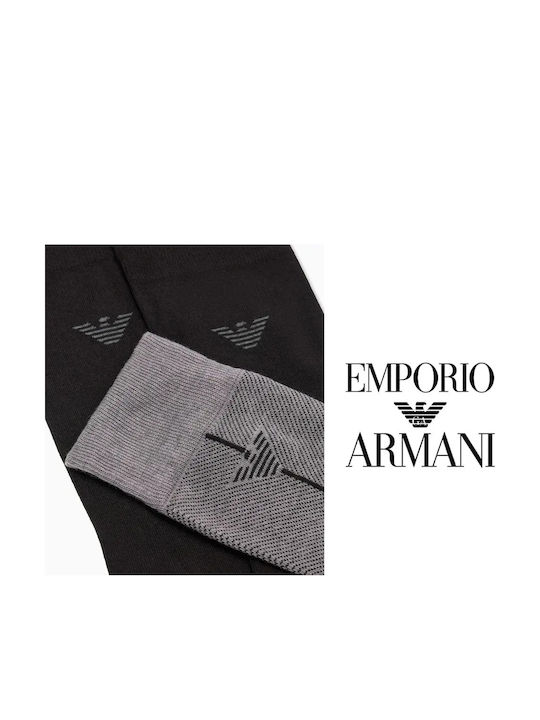 Emporio Armani Herren Socken Schwarz 3er-Pack