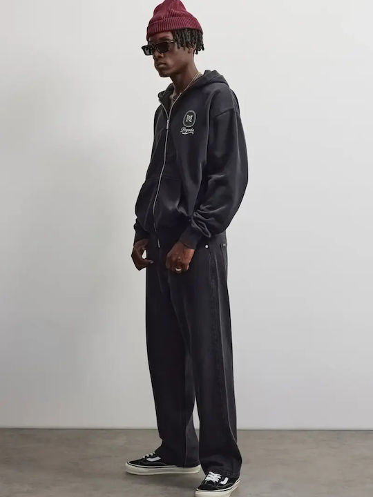 Vintage-Schwarz Kapuzenjacke