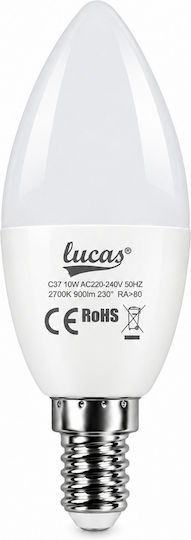 Lucas LED Bulbs 10W for Socket E14 10pcs