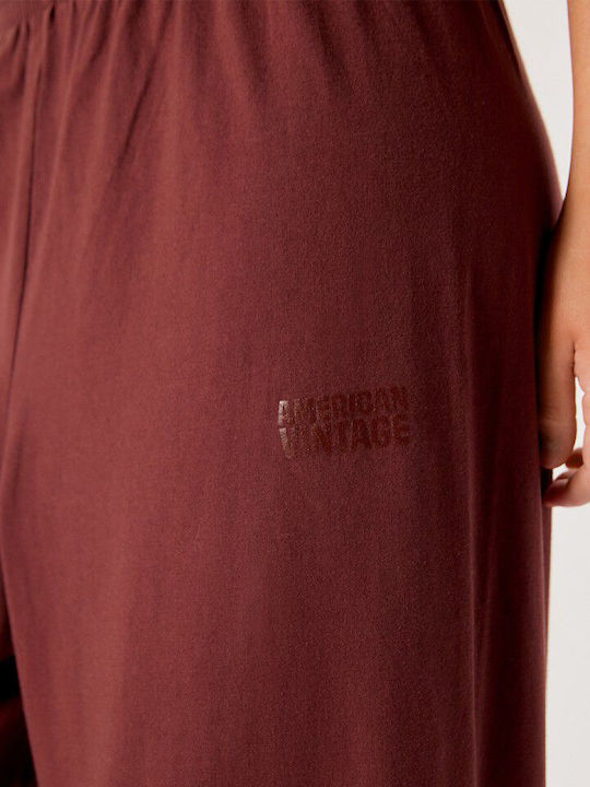 Women's Fabric Trousers in a Relaxed Fit Purple