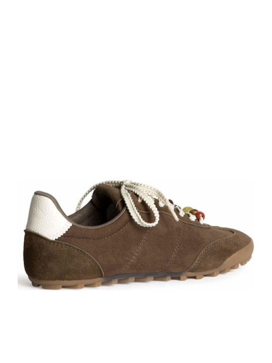 Sneakers de damă Kaki