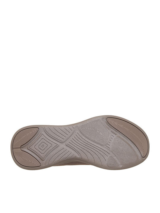 Bobs Moda Flex Damen Anatomische Sneakers Beige