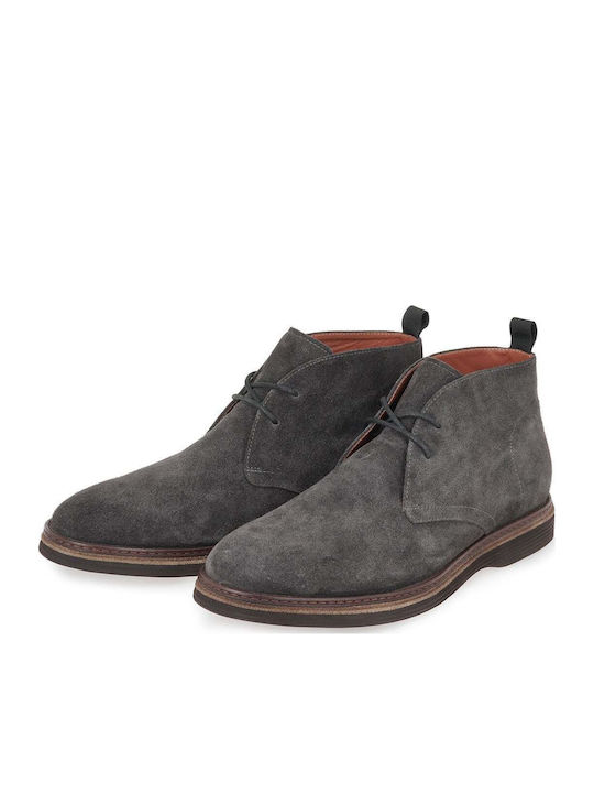 Wildleder Herrenstiefel Grau