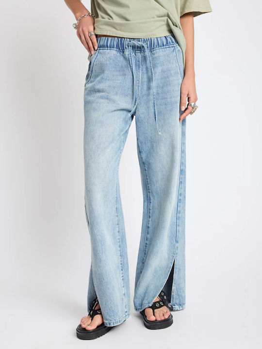 Pantaloni Jeans pentru Femei cu Croială Wide
