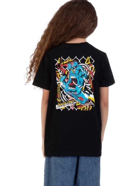 Santa Cruz Tricou pentru Copii Negru