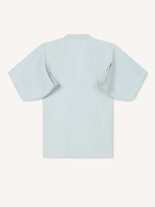 Μακρυμάνικο Γυναικείο Τζιν Πουκάμισο Stone Bleach Chambray