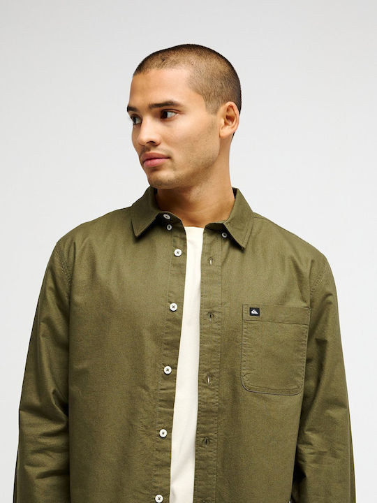 Smoke Trail Regular Fit Khaki Long Sleeve Shirt