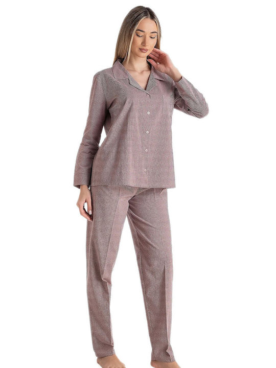 Relax Anatomic Damen-Winterpyjama-Set in Flieder Relax Anatomic Damen-Winterpyjama-Set in Flieder