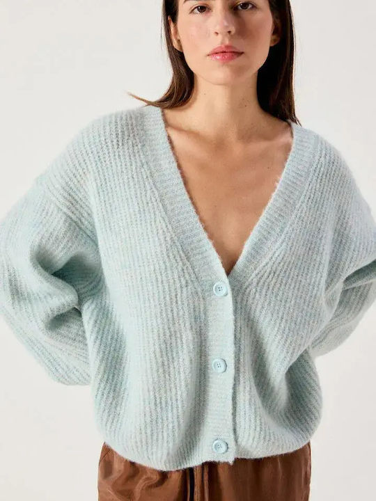 Gestrickte Damen-Strickjacke mit Knöpfen Ciel