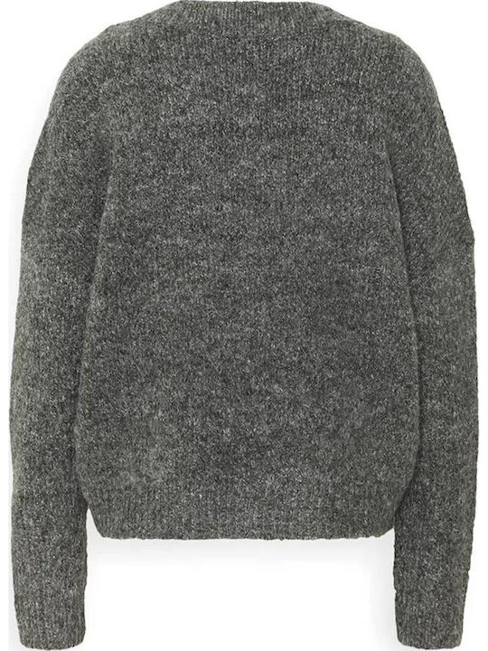Only Strickjacke Dunkelgrau Meliert