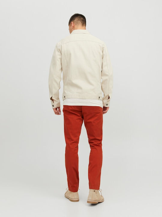 Jpstmarco Мъжки Панталон Chino Еластичен Slim Fit Picante