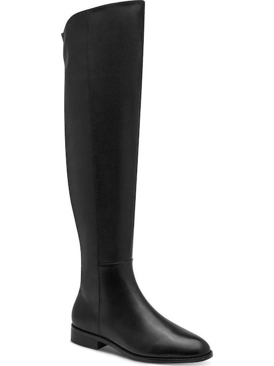 Damenstiefel Über dem Knie Schwarz