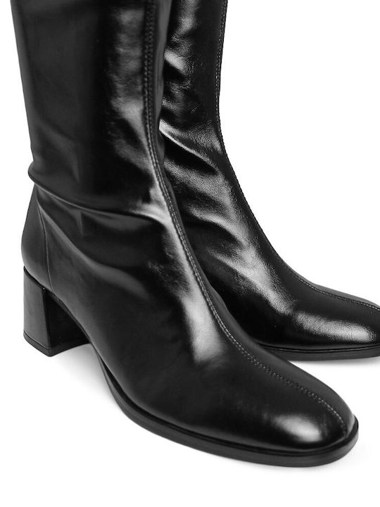 Damenstiefel mit Mittlerem Absatz Schwarz