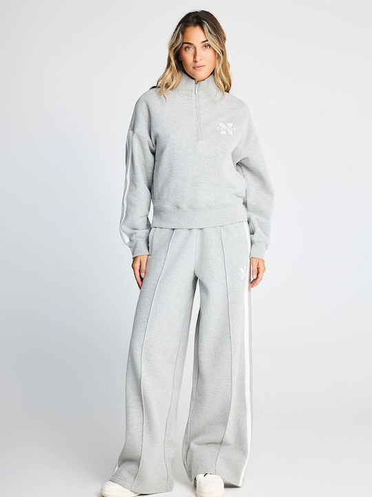 Ausgestellte Jogginghose Grau