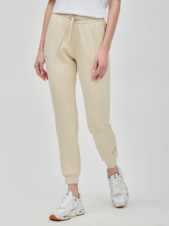 Beige Sweatpants