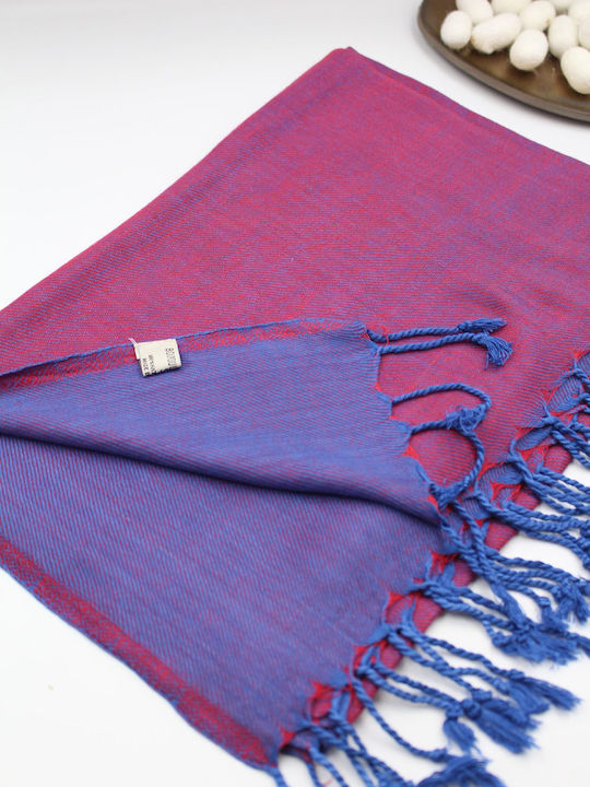 Women's Silk Scarf Blue