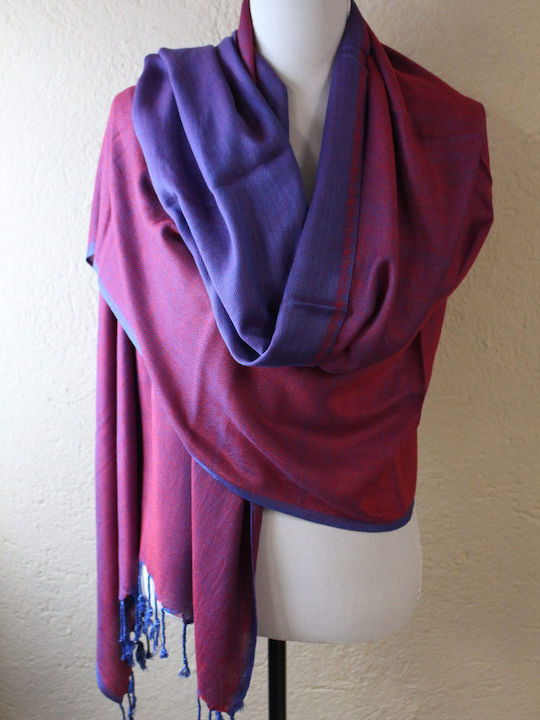 Women's Silk Scarf Blue