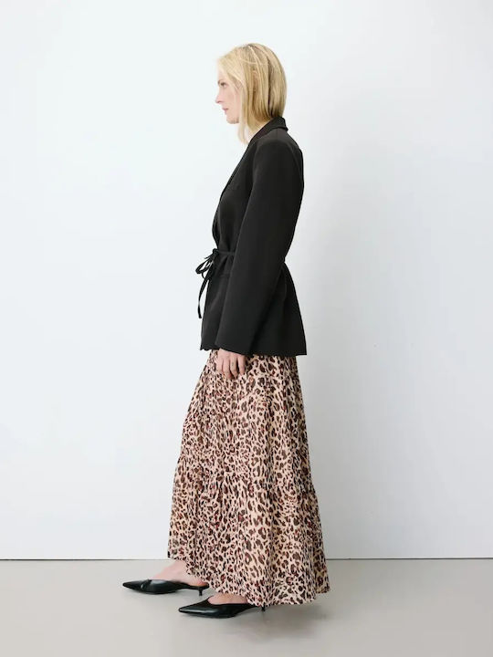 Grace & Mila Langer Taillierter Damenblazer Chocolat