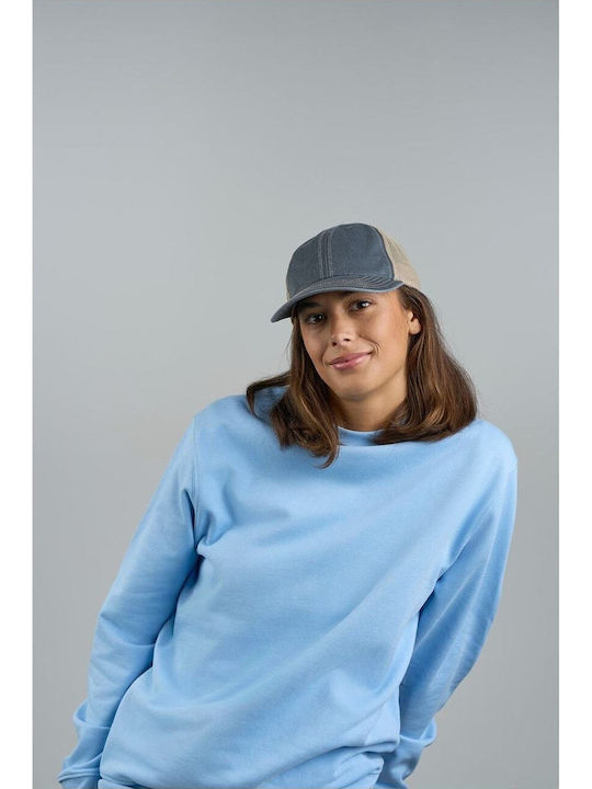 -Kappe mit Netz in Marineblau