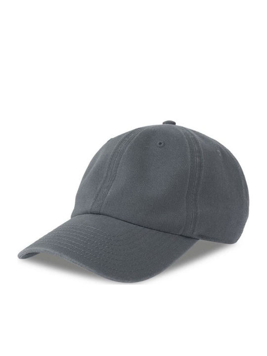 Sechs-Panel-Jockeycap Steingewaschen S-digg Atlantis Khaki