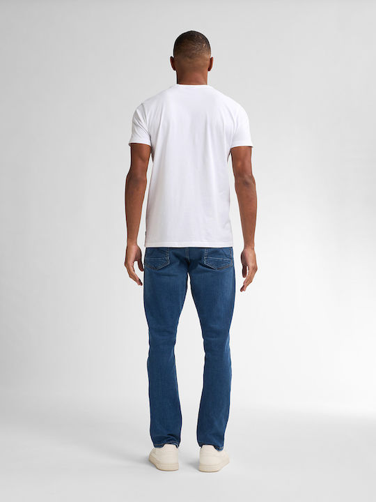 Blugi Bărbați Regular Straight Fit Albaștri