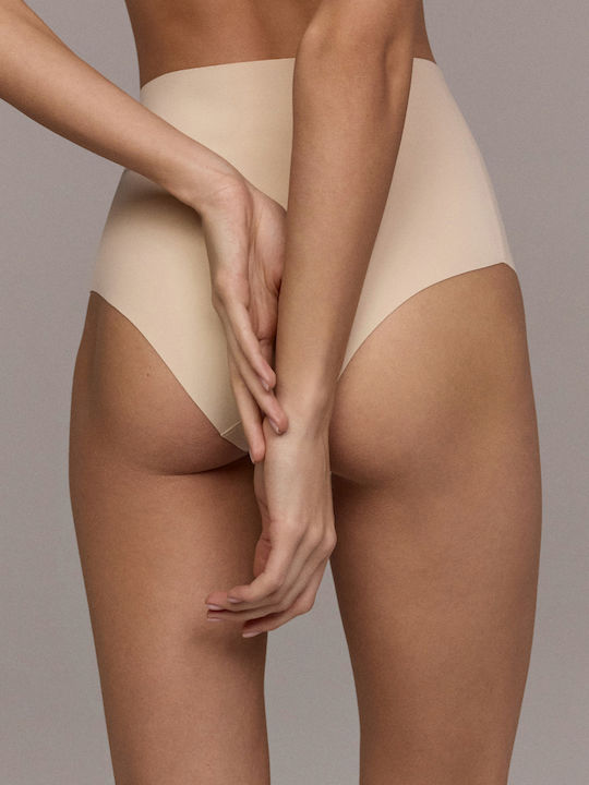 Ψηλόμεσο Γυναικείο Slip Nude
