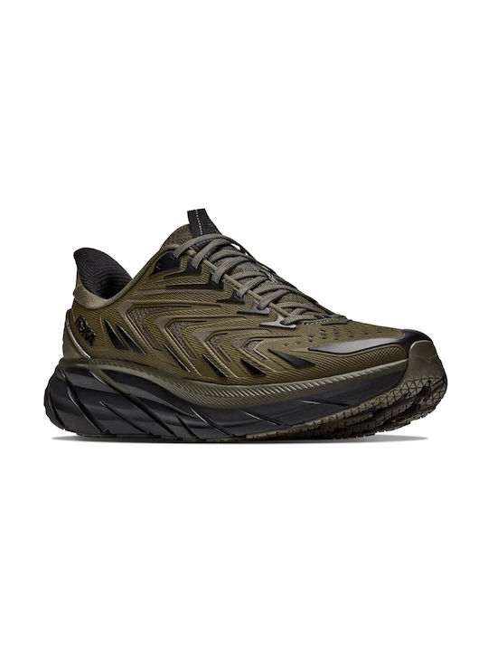 Clifton Utl Ανδρικά Αθλητικά Παπούτσια Trail Running Antique Olive / Black