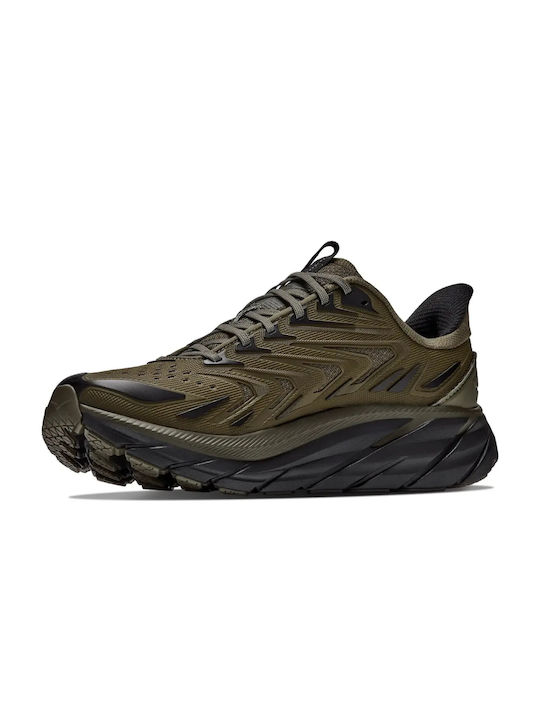 Clifton Utl Ανδρικά Αθλητικά Παπούτσια Trail Running Antique Olive / Black