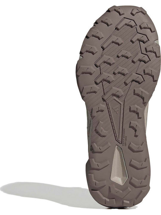adidas Terrex Terrex Γυναικεία Ορειβατικά Παπούτσια Αδιάβροχα με Μεμβράνη Gore-Tex Καφέ