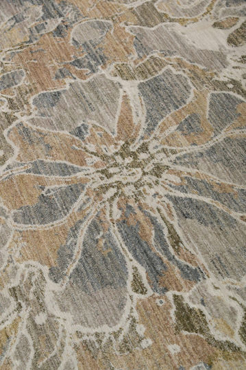 Biokarpet Biokarpet Blossom 04116a Cream Gray M Gray 200x240
